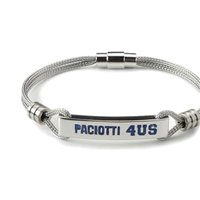 Bracelet 4US: Cesare Paciotti Man in Steel 4UBR0106 - 4UBR0106